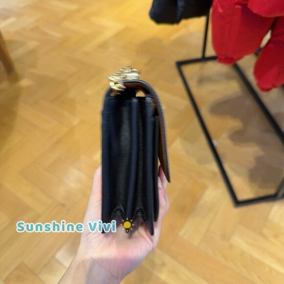 NWT Coach Mini Klare Crossbody Bag Signature Canvas CW206 TAN/BLACK - Picture 4 of 6